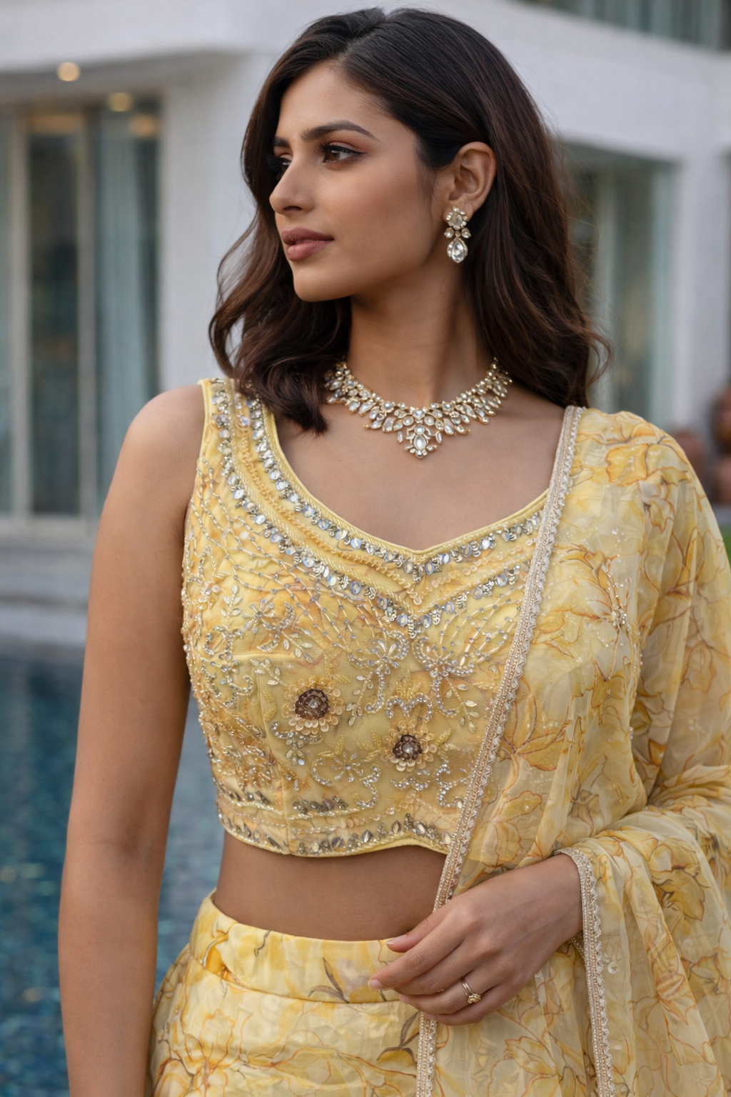 Yellow Pastel Couture Set