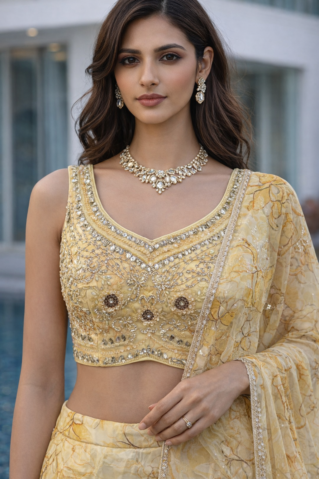 Yellow Pastel Couture Set