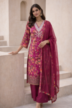 Magenta Grace Suit