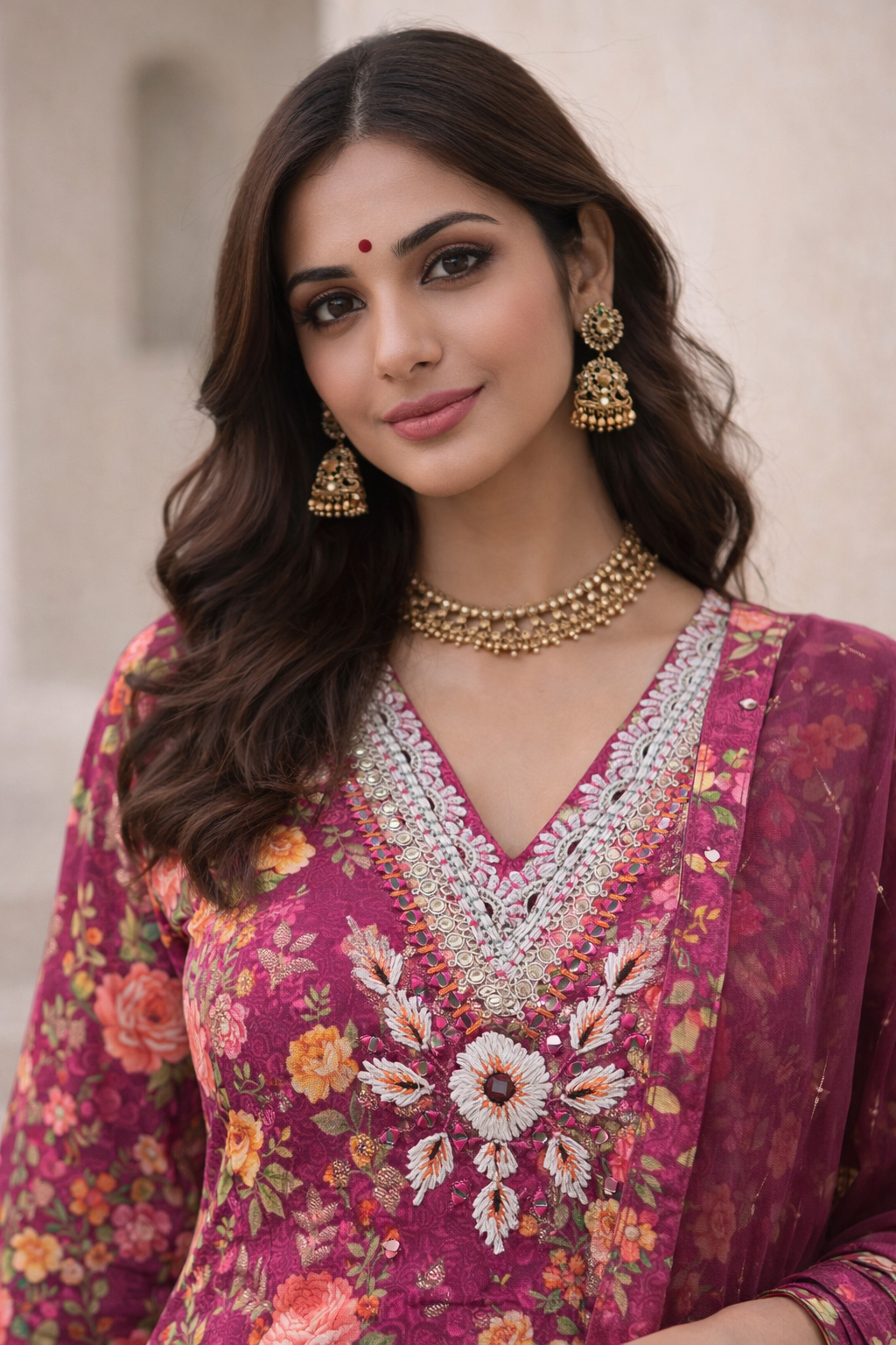 Magenta Grace Suit