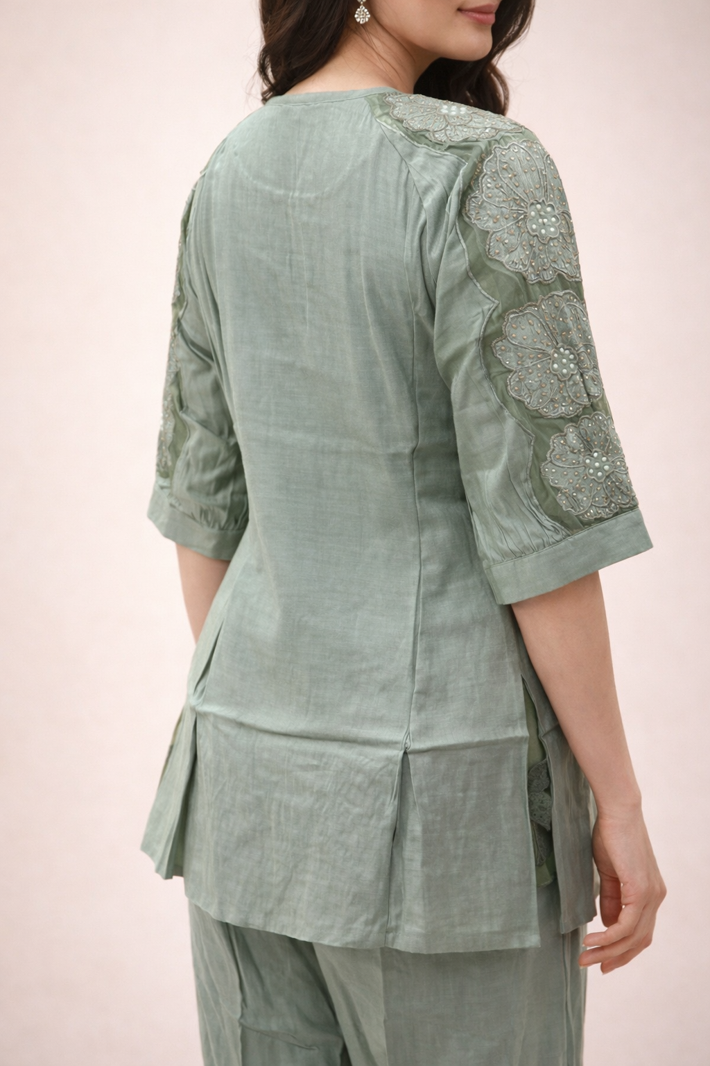 Emerald Mist Embroidered Co-ord Set