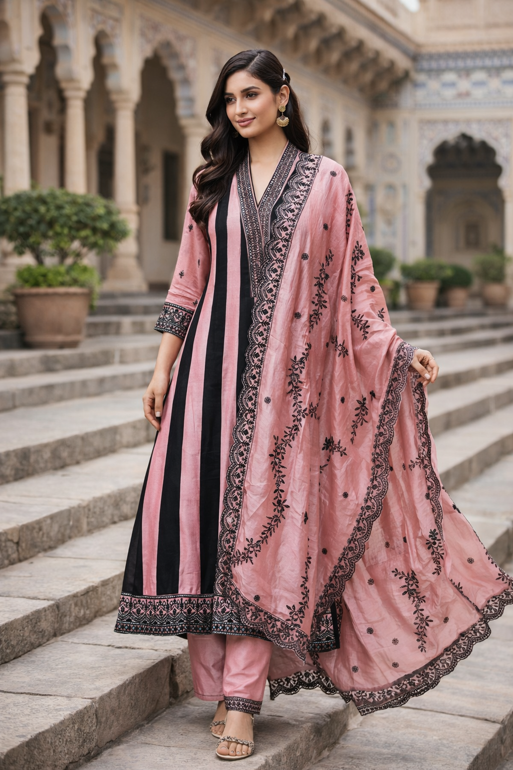 Pink Noir Suit