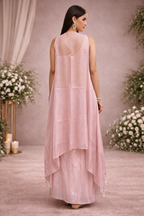 Baby Pink Georgette 3pc Lehenga Suit