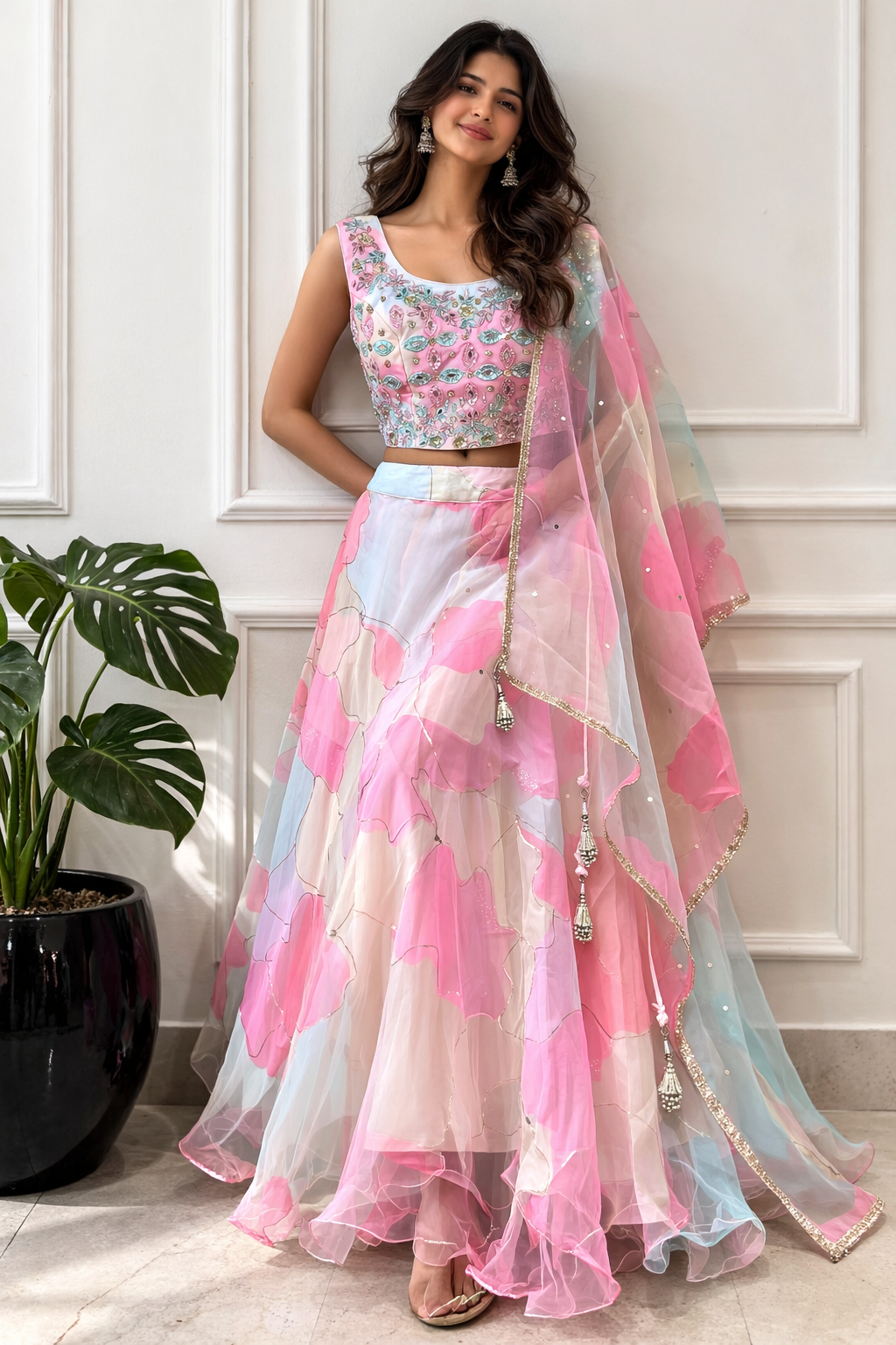 Pastel Petals Couture Set